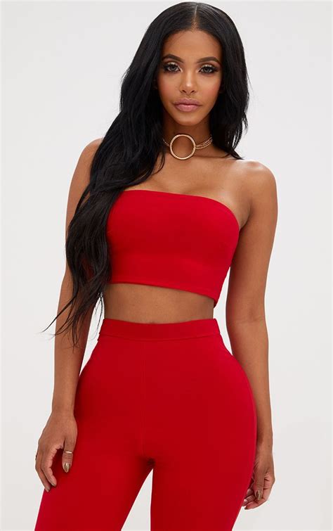 sexy red crop top|Amazon.com: Red Crop Tops For Women.